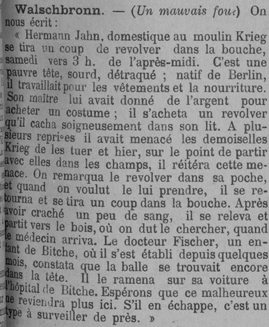 Le Lorrain le 28/01/1901